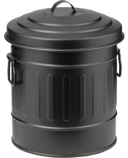 KOTOILU 1L BLACK TIN BARREL WITH LID Main Image