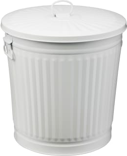 KOTOILU 35L WHITE TIN BARREL WITH LID Main Image