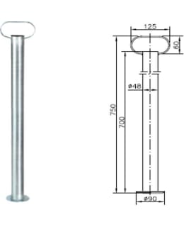 ARCTIC TRAILER 750MM SUPPORT LEG Main Image