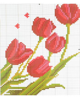 VL 8801 TULPPAANIT RISTIPISTOTYÖ Main Image