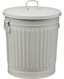 KOTOILU 18L BEIGE TIN BARREL WITH LID Main Image