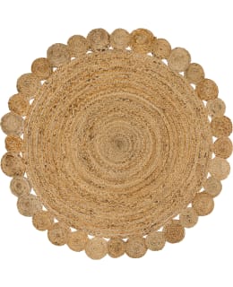 Kotoilu Helmi round jute mat Main Image