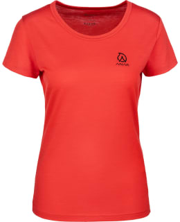 ANAR GALDA RED W XS MERINOWOOL T-SHIRT Main Image