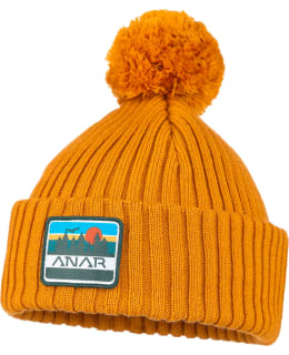 ANAR JUSSA YELLOW MERINO POMPOM BEANIE Main Image
