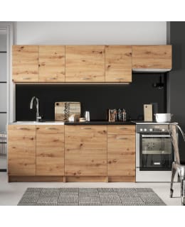 STOLKAR MELA 1.8/2.4 M ART. OAK KITCHEN Main Image