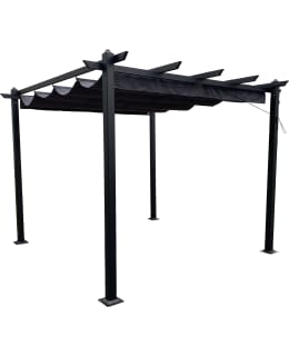 GREEN LAND 3X3M MUSTA/HARMAA PERGOLA Main Image