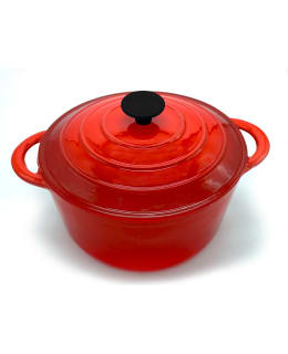 Ruokailu 3,2 l punainen valurautapata Main Image