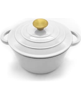 Ruokailu 4,5 l valkoinen valurautapata Main Image