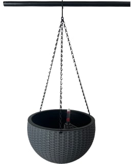 GREEN LAND RATTAN GREY SELF-WATRING POT Main Image