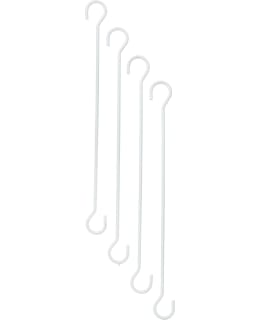 VERDOLA 30CM WHITE SUSPENSION HOOK 4PCS Main Image