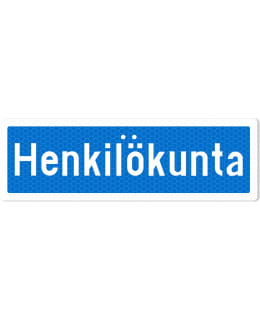 SEKURE 50X16 ALU.KYLTTI HENKILÖKUNTA Main Image