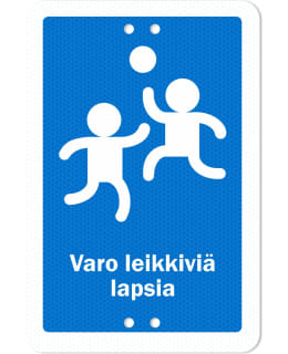 SEKURE 20X30 ALU.SIGN CHILDRENS Main Image