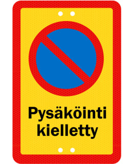 SEKURE 20X30 ALU.KYLTTI PYSÄK. KIELLETTY Main Image