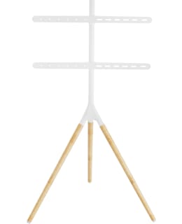EVELLA TRIPOD WHITE/BEECH TV STAND Main Image