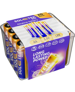 SOLETEK MAX AA 20PCS ALKALINE BATTERY Main Image