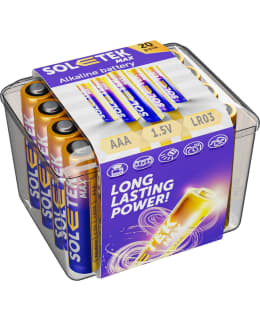 SOLETEK MAX AAA 20PCS ALKALINE BATTERY Main Image