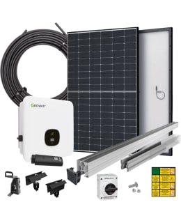 Soletek 6,56 kWp aurinkovoimala lukkoponttikatolle pystyasennukseen, asennusvalmis Main Image