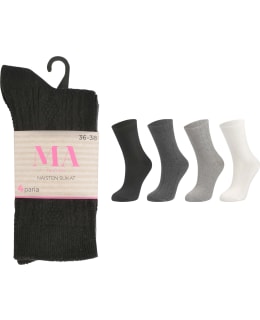 MA BW614-36-38 W.POINTELLE SOCKS 4 PACK Main Image