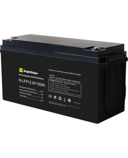 BRIGHTSOLAR 12.8V 150AH BT LIFEPO4 BATTE Main Image