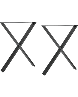 EVELLA CROSS TABLE LEGS BLACK Main Image