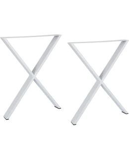 EVELLA CROSS TABLE LEGS WHITE Main Image
