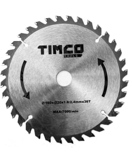 TIMCO 160X20 36T PYÖRÖSAHANTERÄ Main Image