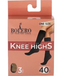 BOLERO BP9420-NUDE-OS KNEE HIGHS 40D Main Image