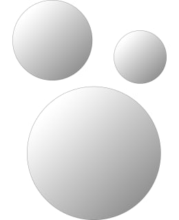 KOTOILU ROUND 3KPL SEINÄPEILI Main Image