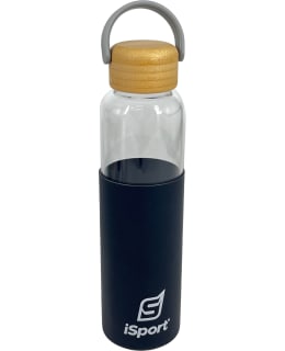 ISPORT 550ML MUSTA LASINEN JUOMAPULLO Main Image