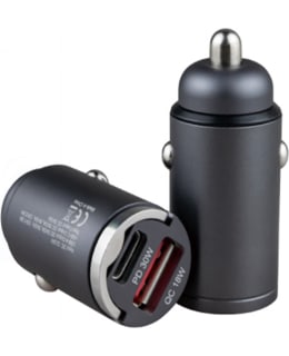 LE-ON 1XUSB-C + 1XUSB-A 30W CAR CHARGER Main Image