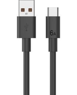 LE-ON 1M USB-A/TYPE-C MUSTA KAAPELI Main Image