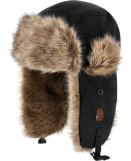 ANAR NARUSKA BLACK FUR HAT Main Image