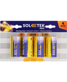SOLETEK MAX D 4PCS ALKALINE BATTERY Main Image