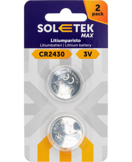 SOLETEK MAX CR2430 2KPL LITIUMPARISTO Main Image