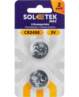 SOLETEK MAX CR2450 2KPL LITIUMPARISTO Main Image