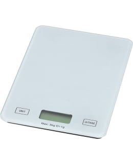 RMB NORDIC GLASS WHITE 5KG KITCHEN SCALE Main Image
