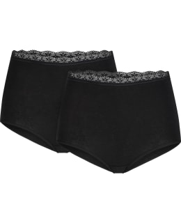 BOLERO BU264-BLACK-L WOMEN HW BRIEFS 2P Main Image