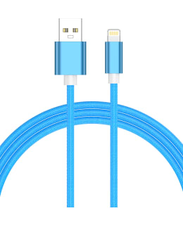 LE-ON 2M USB-A/LIGHTNING BLUE 2M CABLE Main Image