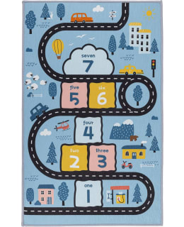 KOTOILU POMPPU SININEN 133X190 MATTO Main Image