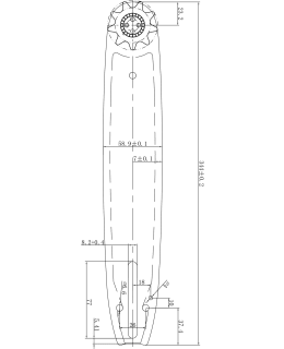 TIMCO 3/8" 1,3MM 12" GUIDE BAR Main Image