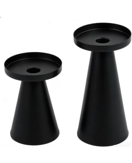 KOTOILU VIENNE MUSTA 15,5 CANDLE HOLDER Main Image