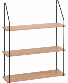 KOTOILU KASKI 65X20X80 MUST/PUU HYLLYKKÖ Main Image
