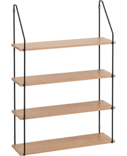 KOTOILU KASKI 65X20X106 BLA/WOOD SHELF Main Image