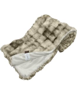 AINA KASKI 125X150 CM  BE-WHI BLANKET Main Image