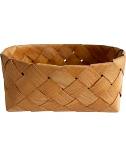 AINA TUNTURI 20X15X8 WOVEN WOODEN BASKET Main Image