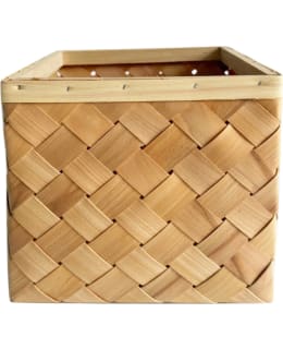 AINA KAARNA 24X24X24 WOVEN WOODEN BASKET Main Image