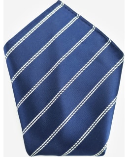 VENIZ STRIPED POCKET SQUARE 75925 Main Image