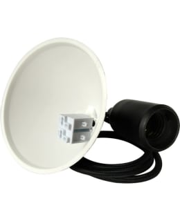 Opal E27 black lamp textile cord Main Image