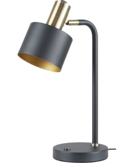 HARJU BLACK/BRUSHED BRASS TABLE LAMP Main Image