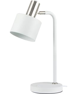 HARJU WHITE/BRUSHED NICKEL TABLE LAMP Main Image